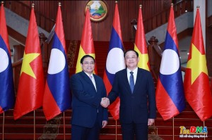 Việt Nam - Lào quyết tâm thúc đẩy loạt dự án trọng điểm
